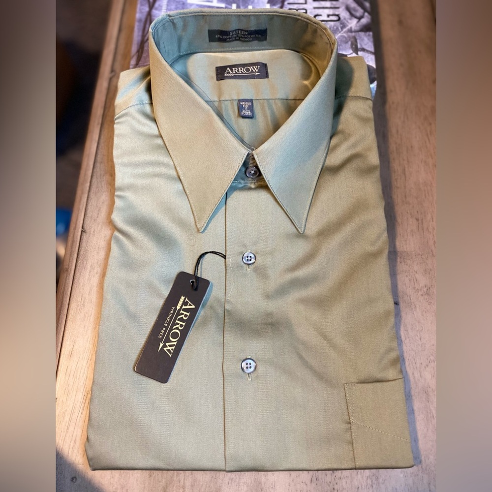 Arrow Men's Green Shirt